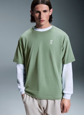 Camiseta On manga corta verde